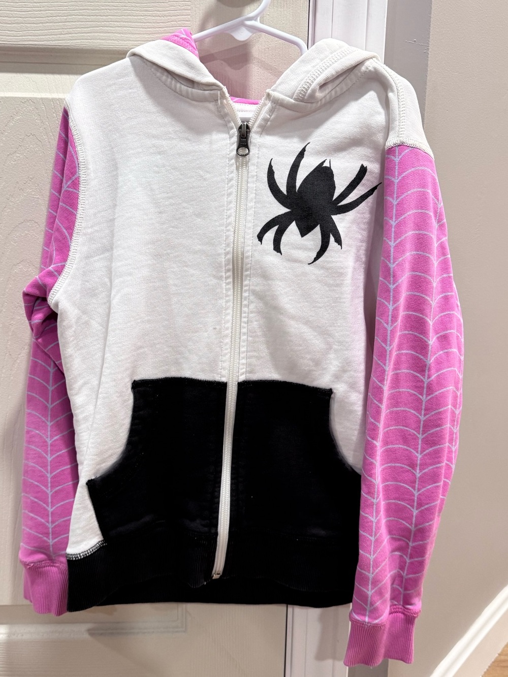 Hanna Andersson girl’s Ghost Spider zip up